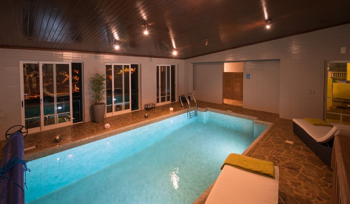 Heated indoor pool at Algarve Serena