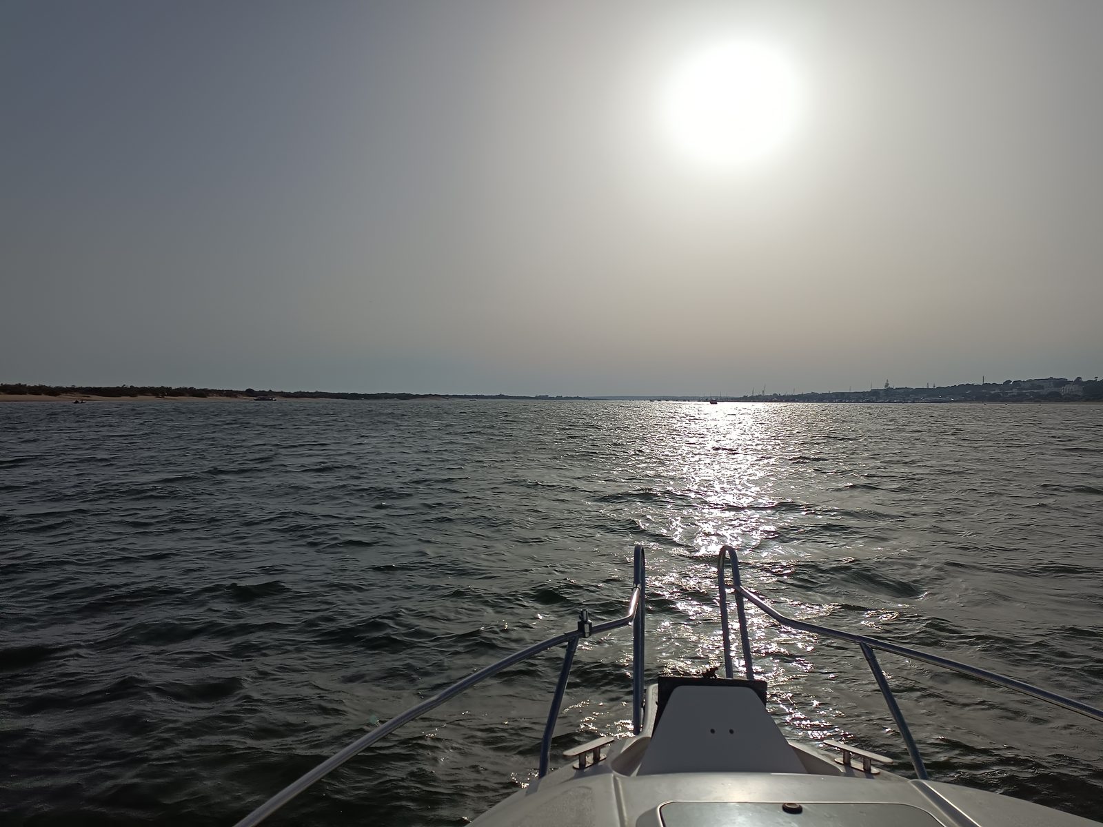 Boat trip along the El Rompido estuary at sunset