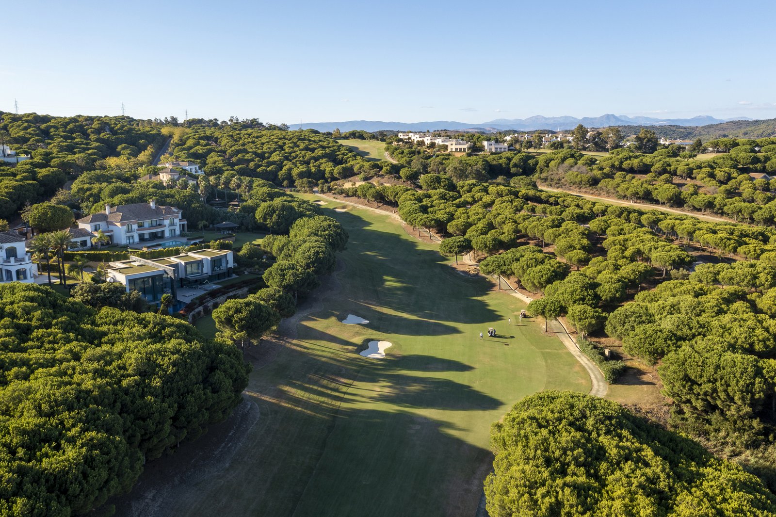 Fairway with villas at Real Club de Golf Sotogrande